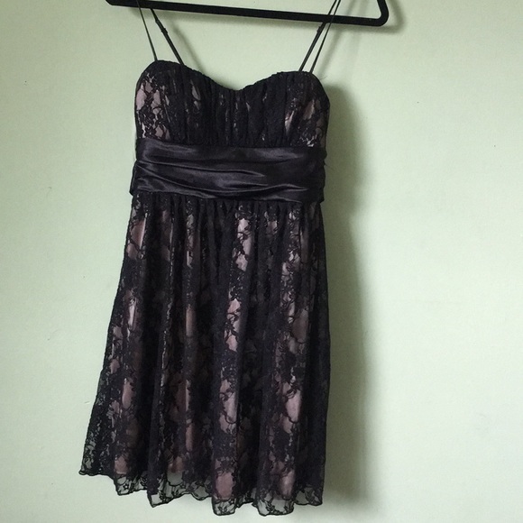 Speechless Dresses & Skirts - Speechless black lace homecoming dress NWOT